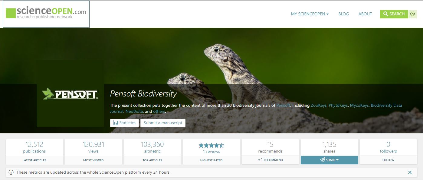 Scienceopen ARPHA Platform’s content integrated into ScienceOpen to take advantage ...